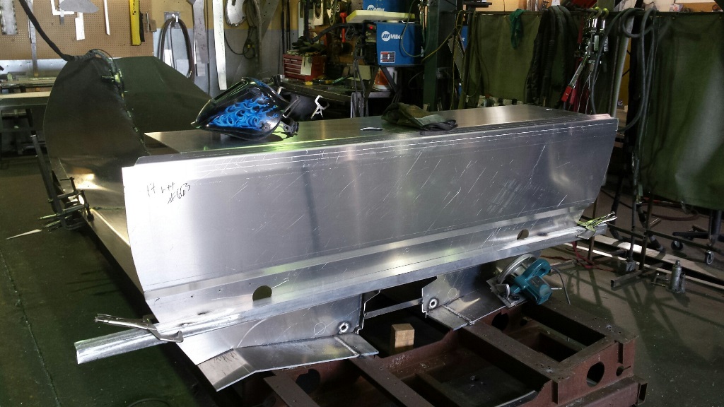 Environment Canada's new 17 foot Lynx on the jig.jpg