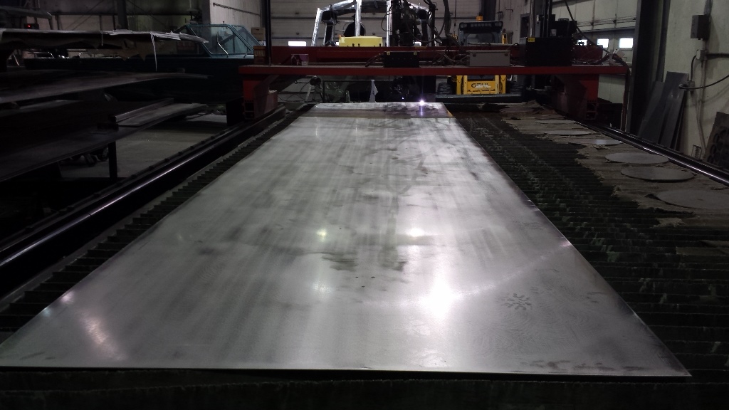 The Aluminum being sanded and cut.jpg